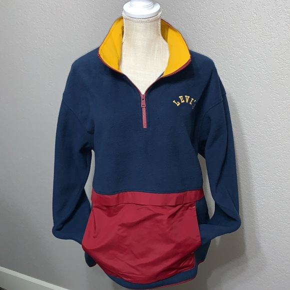 Levi’s Fleece Pull Over M - Picture 1 of 12